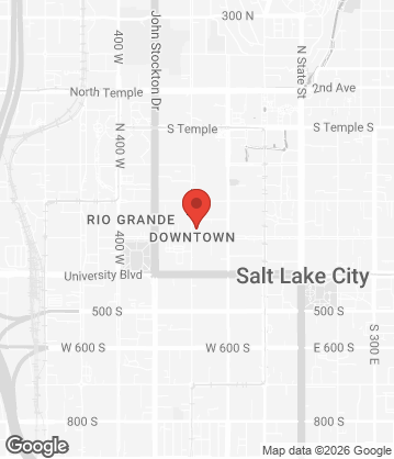 Map of Zest Kitchen & Bar - 275 S 200 W, Salt Lake City, UT, 84101, US